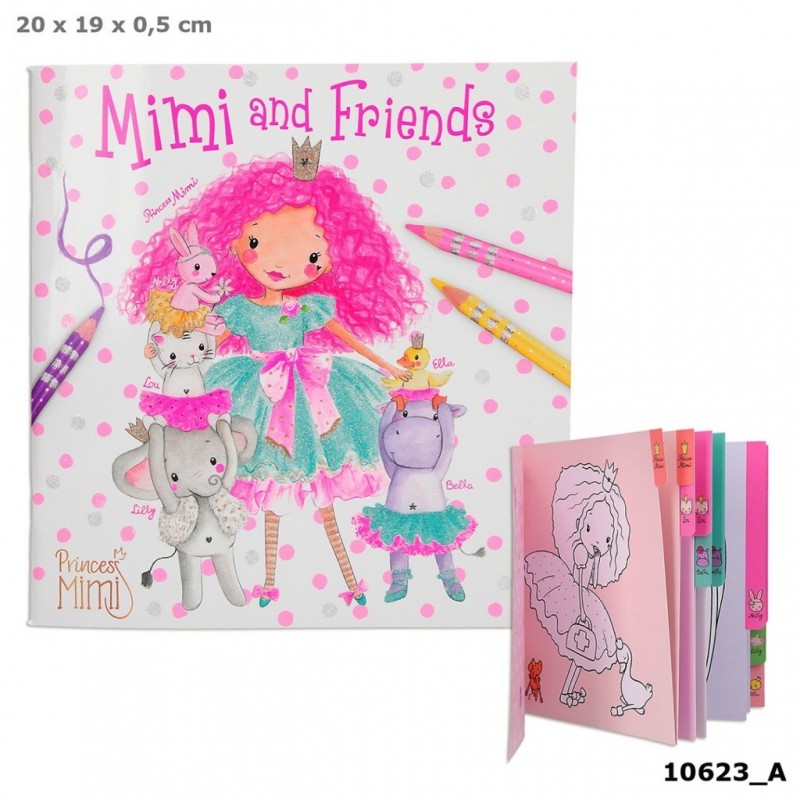 Princess Mimi and Friends - Coloriage