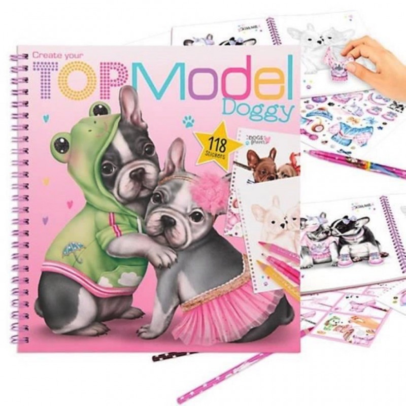 Top Model Doggy Album à colorier