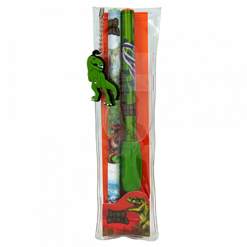 Dino World Set crayons papier