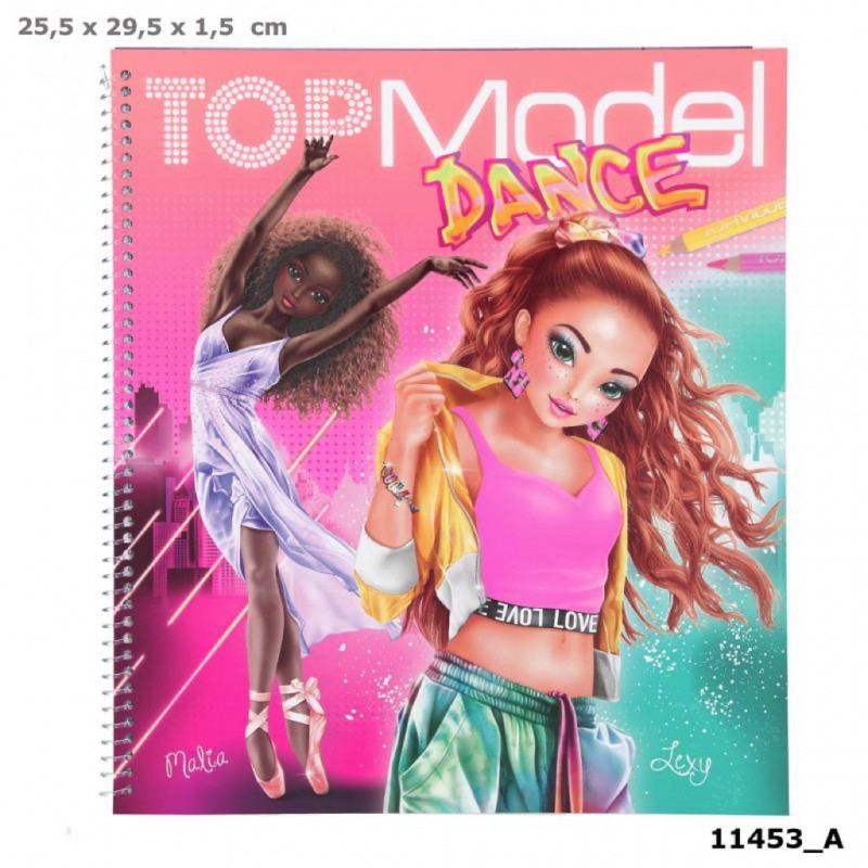 Top Model Dance Album à colorier