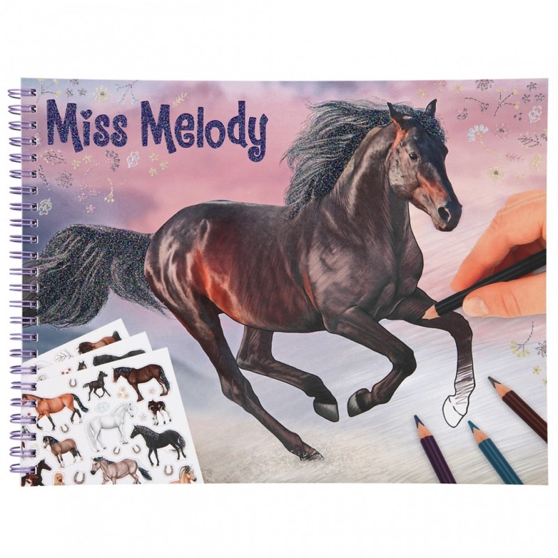 Horse Album à colorier Miss Melody