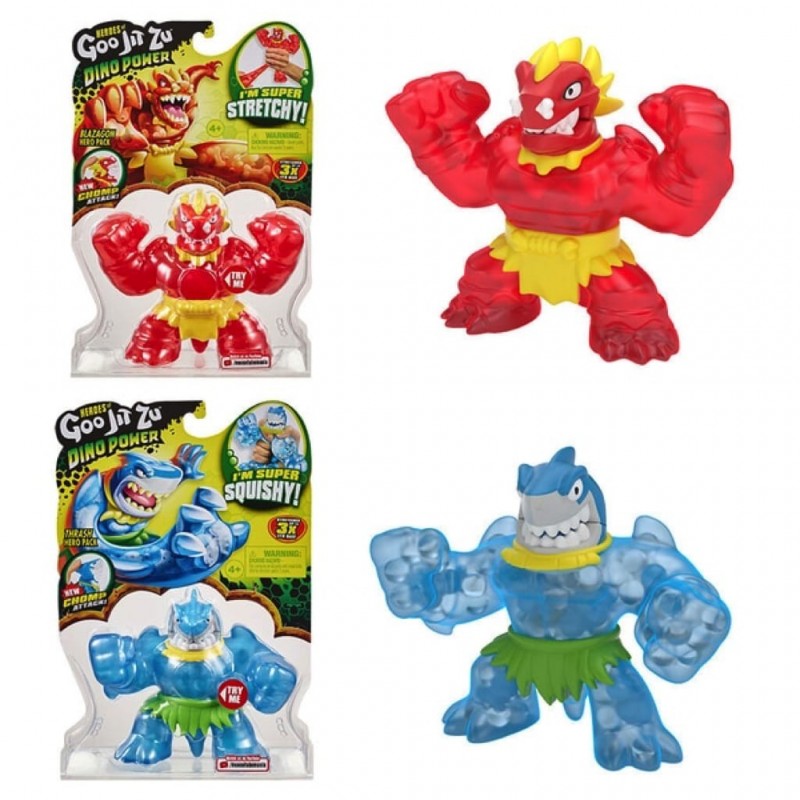 Goo Jit Zu - Figurines 11cm Dino Power Saison 3