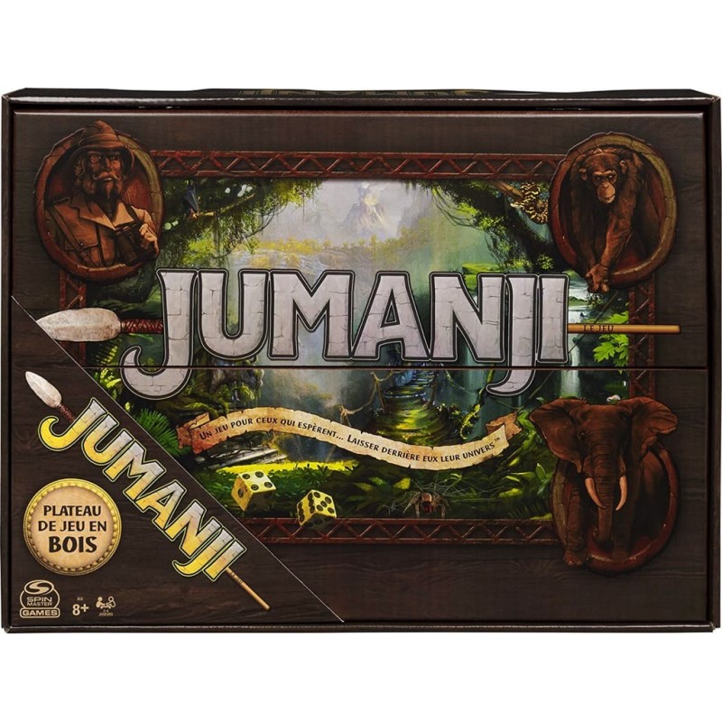 Jumanji plateau bois nouvelle édition