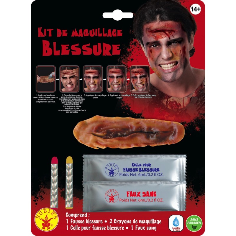 Kit de maquillage blessure