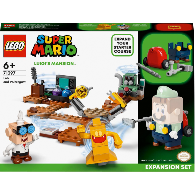 Lego 71397 - Ensemble d'extension Labo et Ectoblast de Luigi’s Mansion