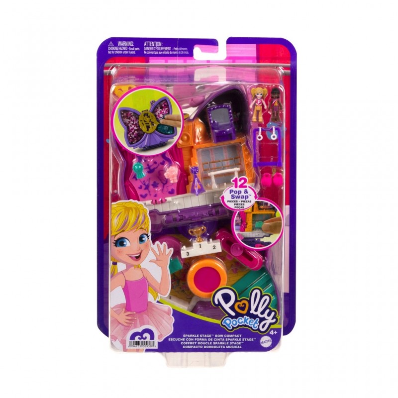 Polly Pocket - Coffret scène pailletée