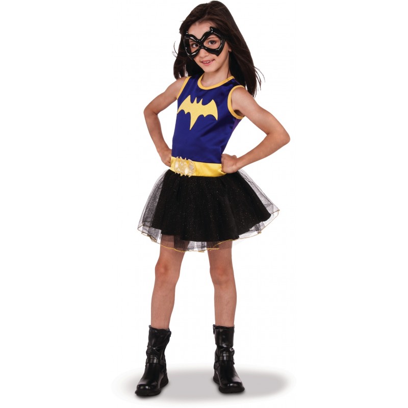 Robe tutu Batgirl + Loup 4-6 ans