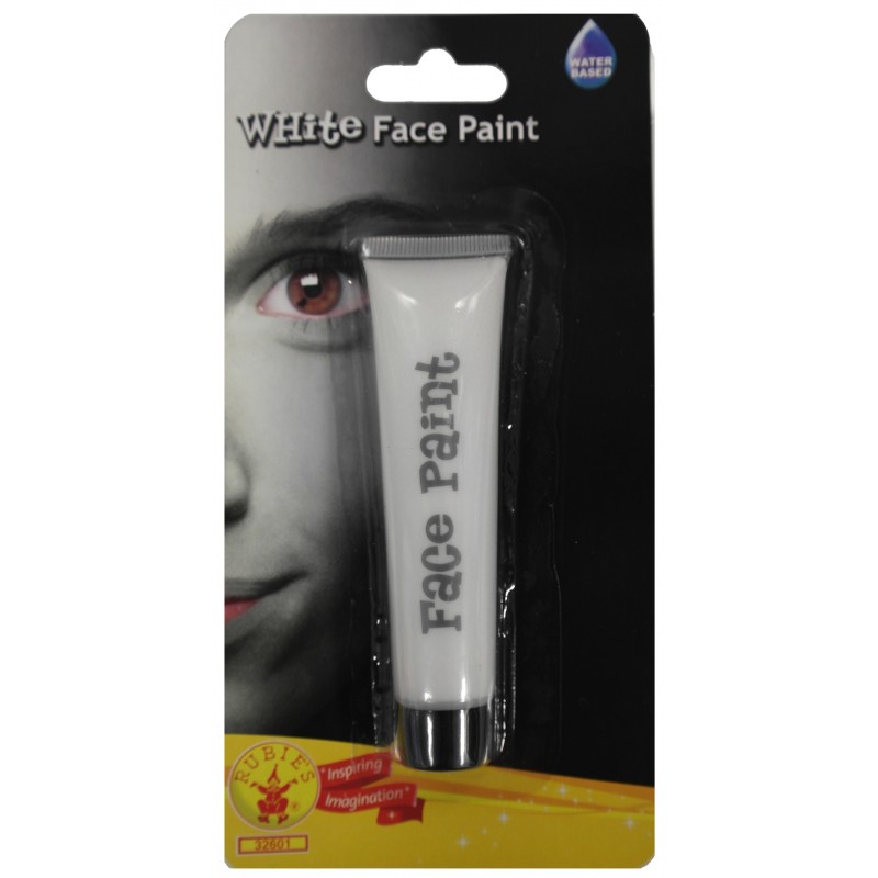 Tube de peinture visage - blanc