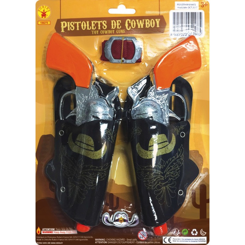 Paire de pistolets de cowboy