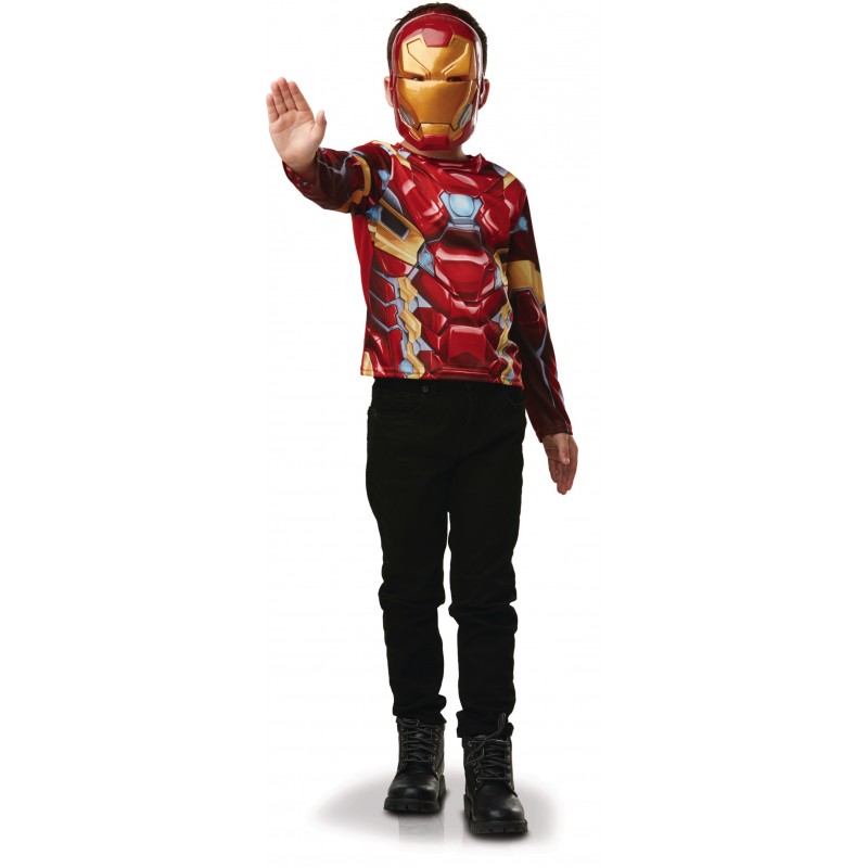 Top classique Iron Man + masque