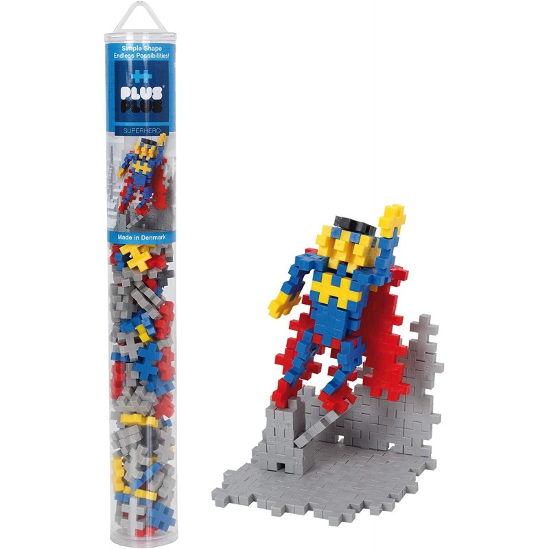 Tube Super-héros 100 Pcs - Plus Plus