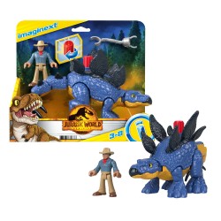 Stégosaurus et personnage...