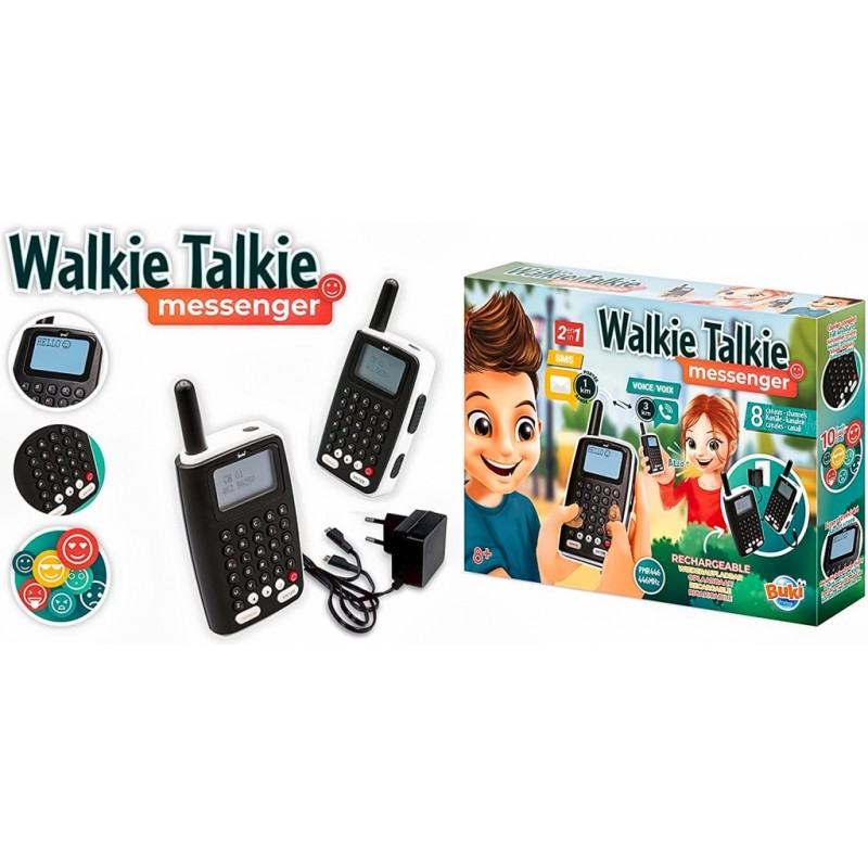 Talkie Walkie Rechargeable Buki : King Jouet, Talkie Walkie Buki - Jeux  électroniques