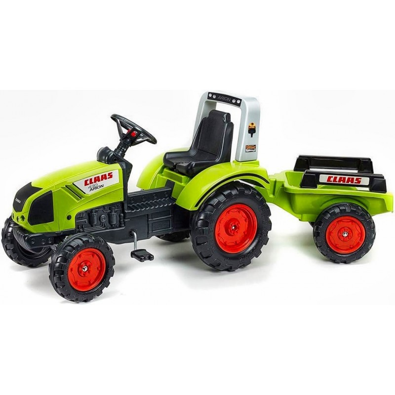 Tracteur Claas avec remorque