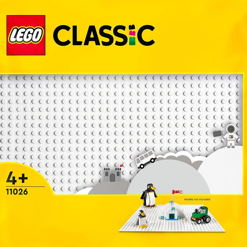 Lego Classic 11026 : La Plaque de Construction Blanche 32x32