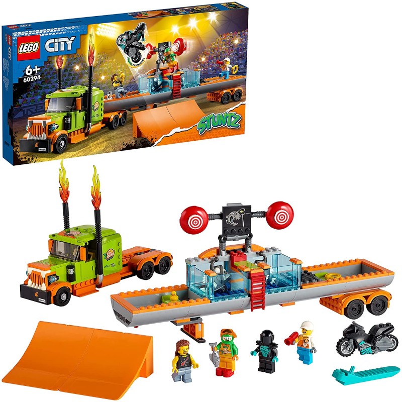 Lego City 60294 : Le Camion de Spectacle des Cascadeurs