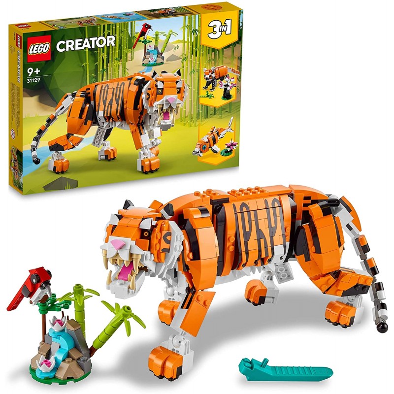 Lego Creator 31129 : 3 en 1 Sa Majesté Le Tigre