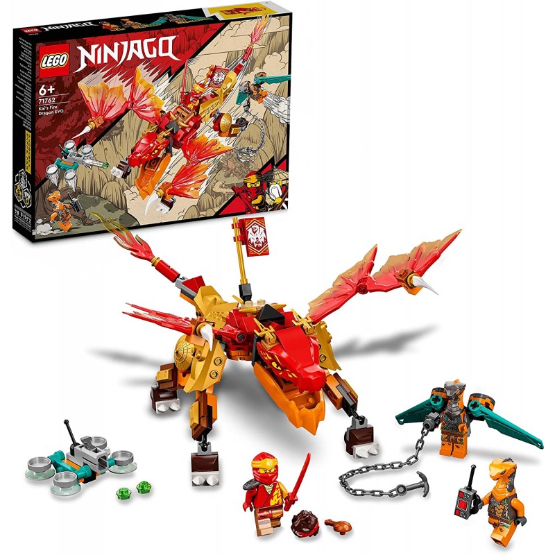 Lego Ninjago 71762 : L’Évolution Dragon de Feu de Kai