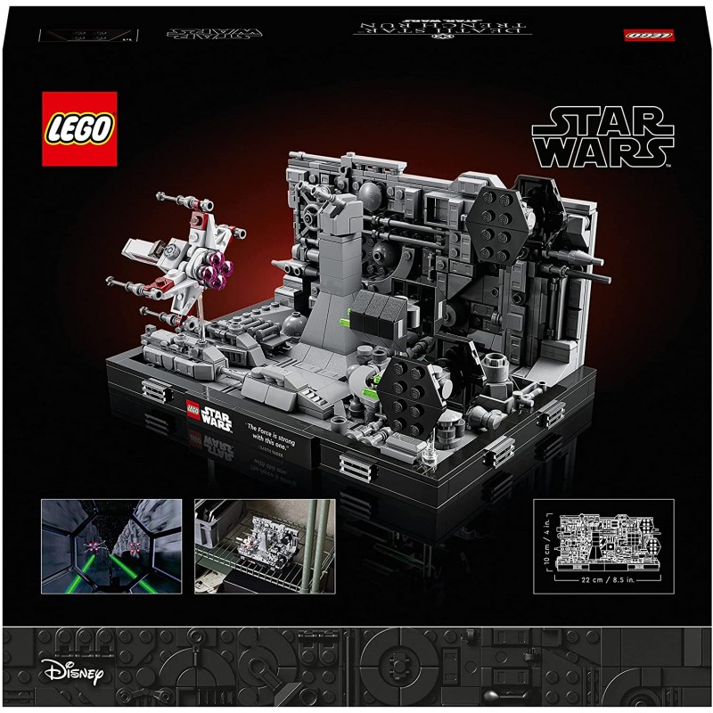 Lego Star Wars 75329 : Diorama de la Poursuite dans les Tranchées de l'Etoile de la Mort