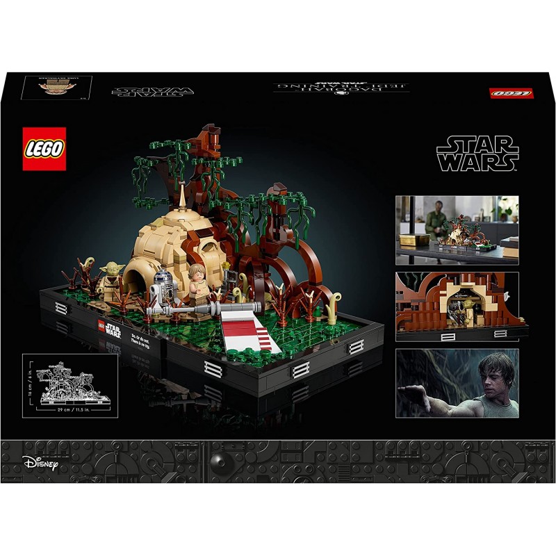 Lego Star Wars 75330 : Diorama sur l'entrainement Jedi sur Dagobah