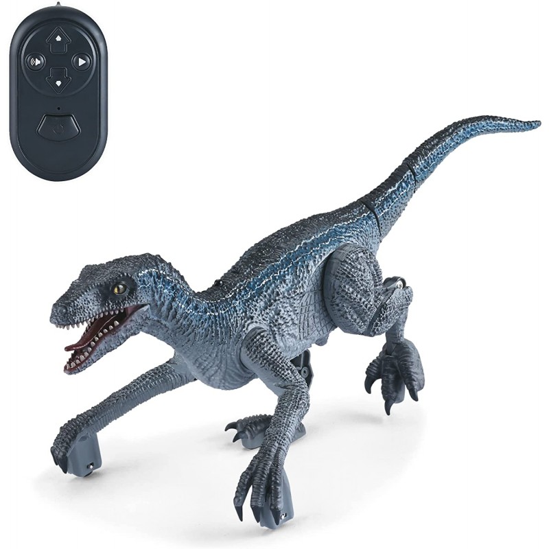 Dinosaure Raptor Sonore et Lumineux Commande Infrarouge
