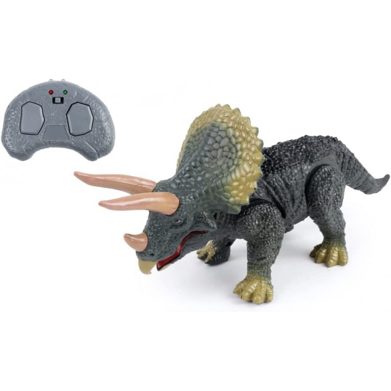 Dinosaure Triceratops Sonore et Lumineux Commande Infrarouge