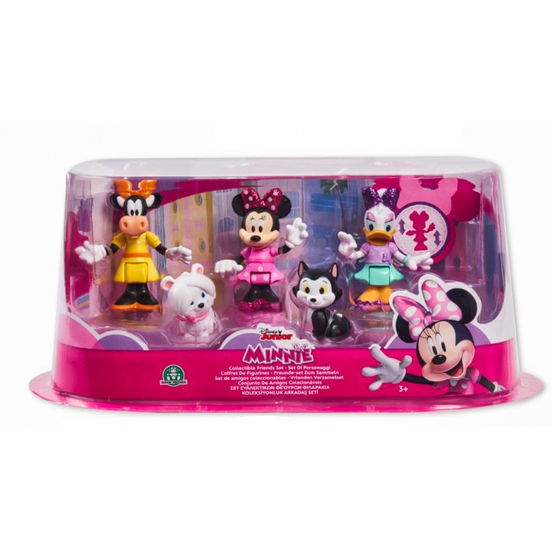 Minnie, 2 figurines articulées 7,5 cm avec accessoires, Thème