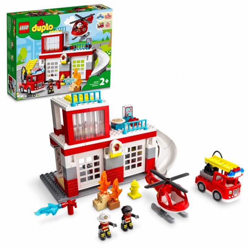 La Caserne Et L'Hélicoptère - 10970 Lego Duplo