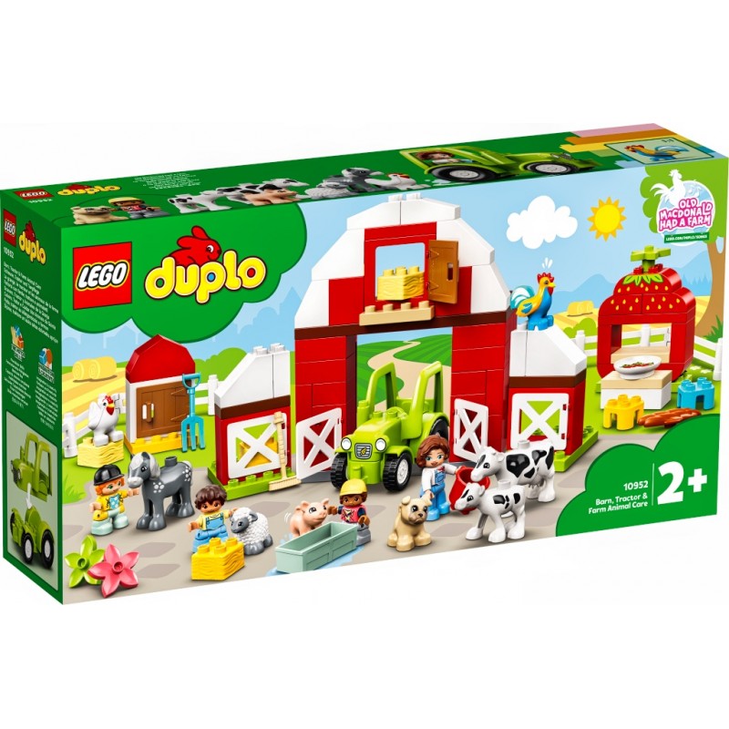 La grange, le tracteur et les animaux de la ferme - 10952 Lego Duplo