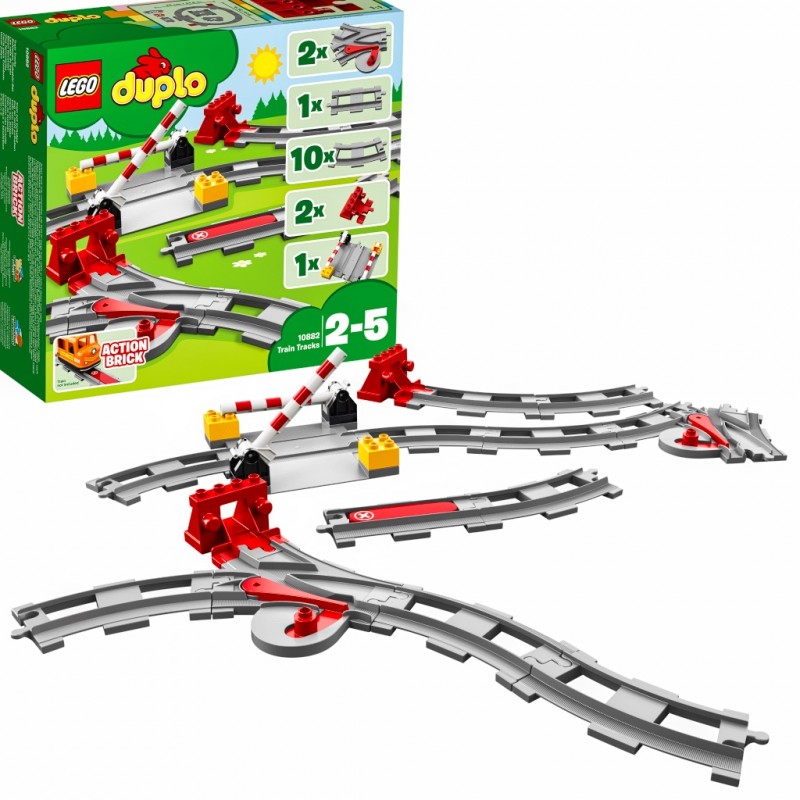 Les rails du train -10882 Lego Duplo