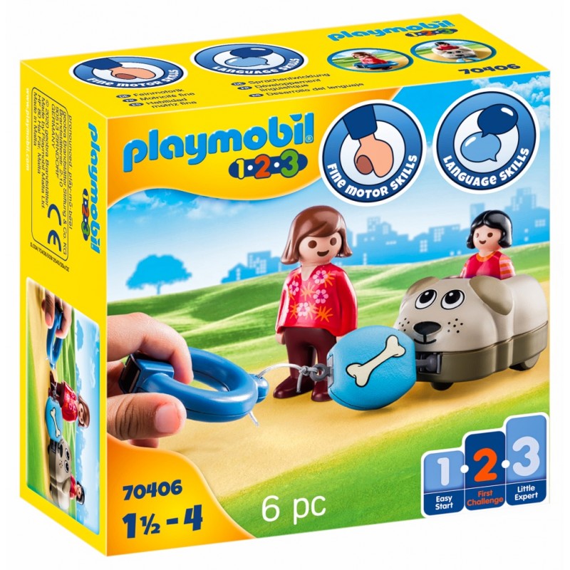 Wagon Chien - Playmobil 1.2.3 - 70406