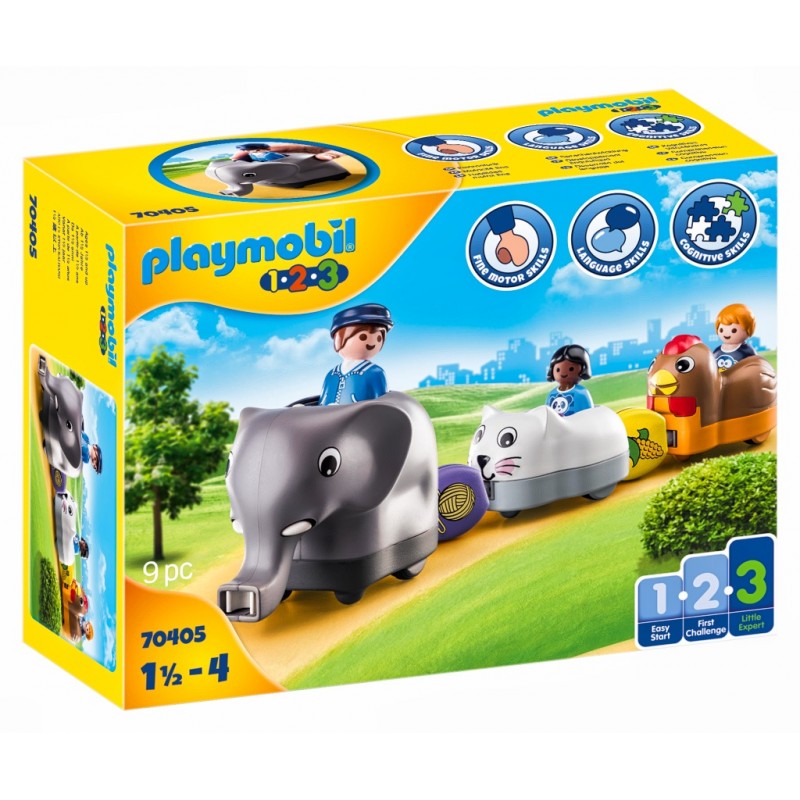 Train Des Animaux - Playmobil 1.2.3 - 70405
