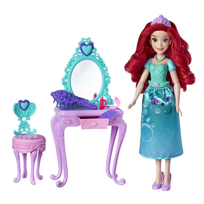 Disney Princesses - Poupée et accessoires Ariel ou Belle