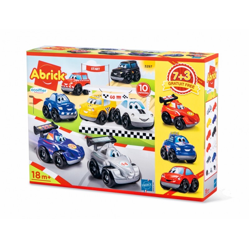 Coffret 10 Véhicules Fast Car