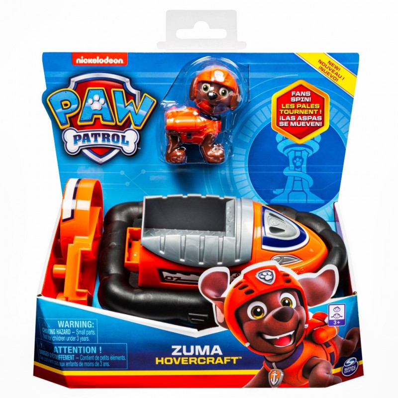 Vehicule + Figurine Zuma La Pat' Patrouille