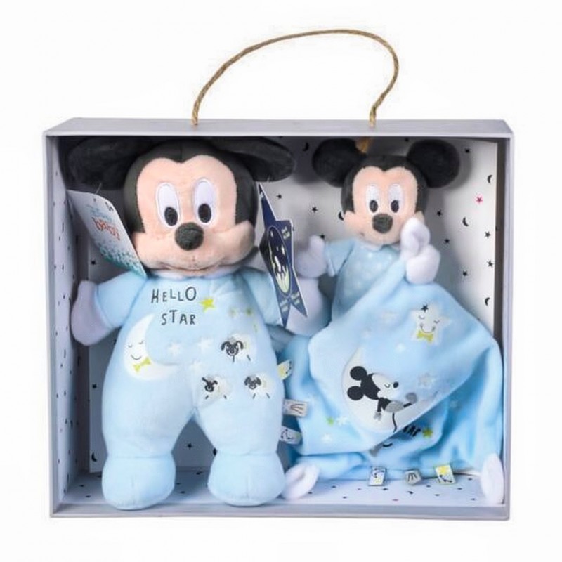 Mickey Brille dans la nuit - Peluche Et Doudou