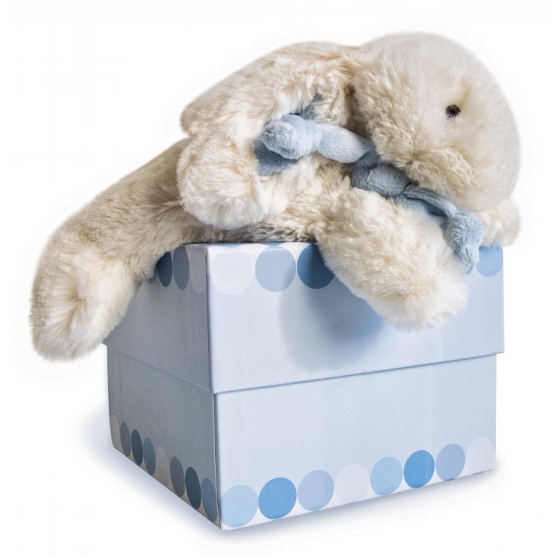 Peluche Lapin Bonbon 20 Cm - Bleu