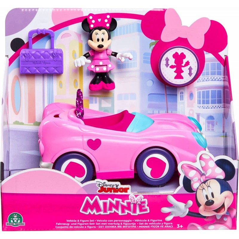 Minnie - Véhicule & Figurine 7,5 Cm Articulée