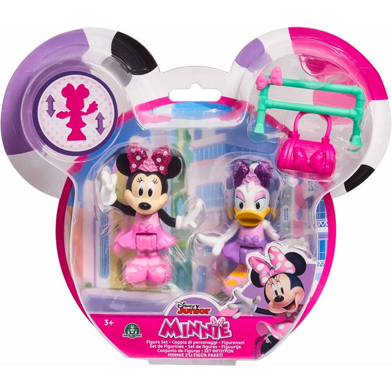 Minnie - Blister 2 Figurines 7,5 Cm Avec Accessoires