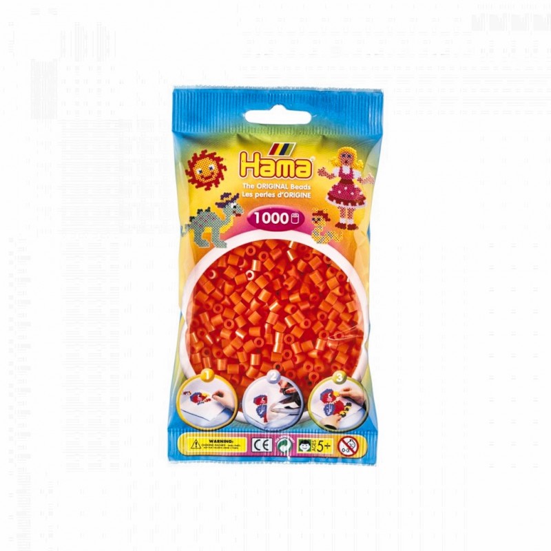 Midi Sachet 1000 Perles Orange