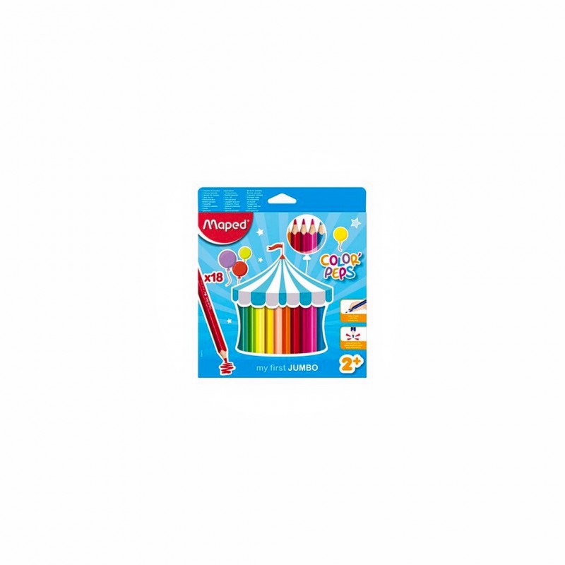 Maped - 18 Crayons De Couleur Early Age