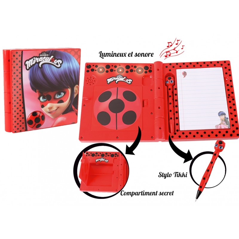 Journal intime intéractif Miraculous Ladybug