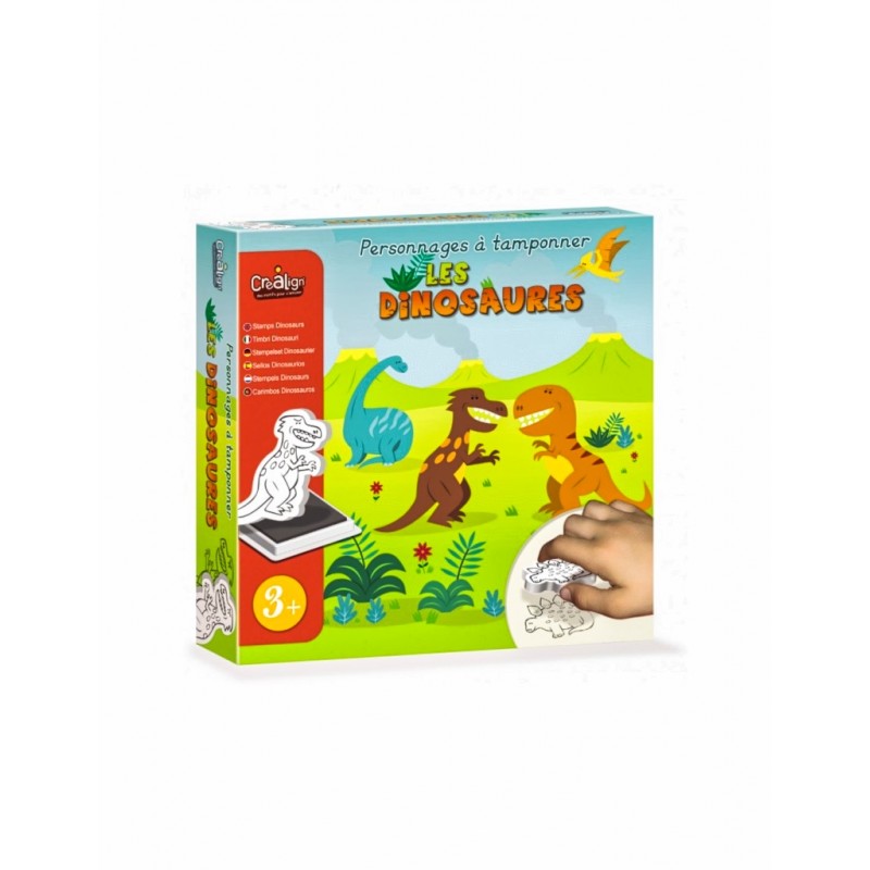 Coffret tampons - Les Dinosaures