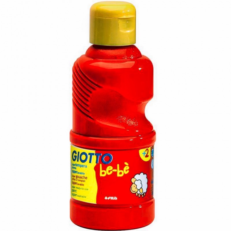 Flacon 250Ml Gouache Giotto Bebe Rouge