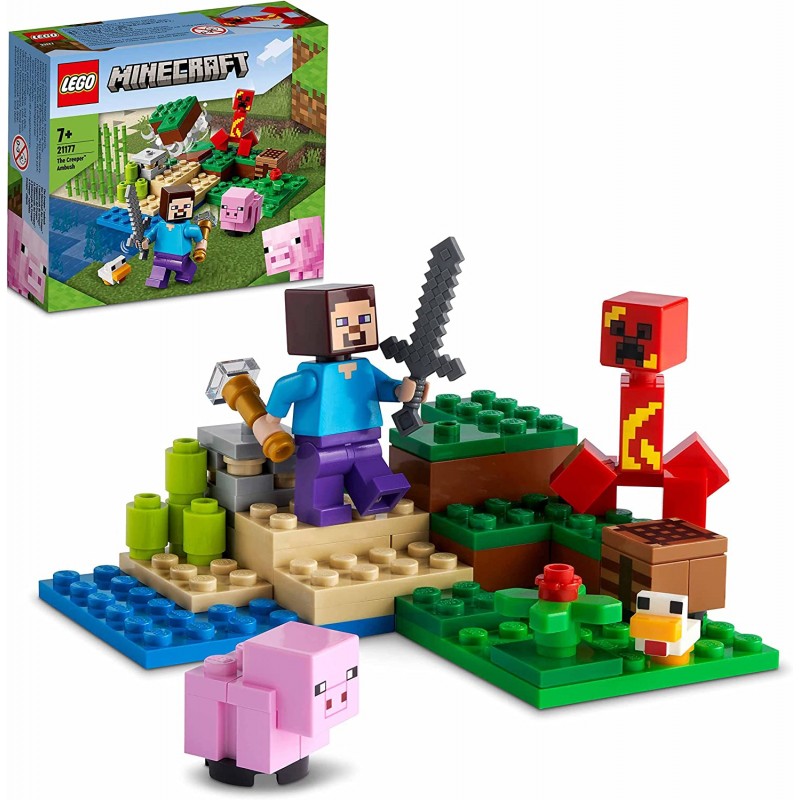 Lego Minecraft 21177 : L’embuscade du Creeper