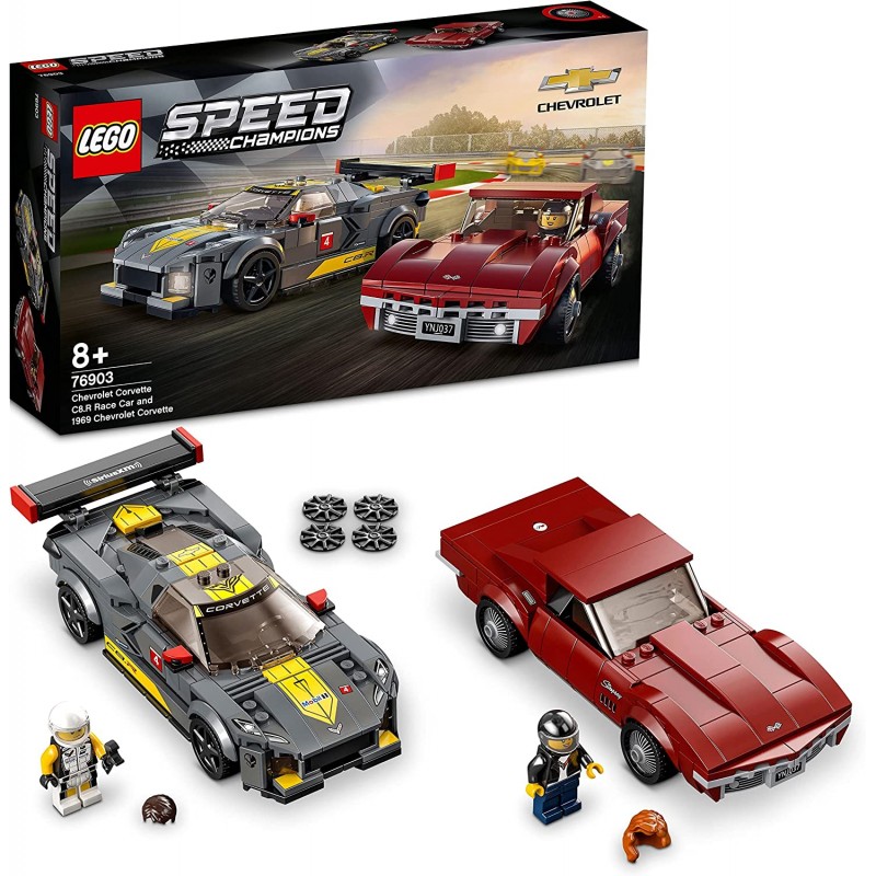 Lego Speed 76903 : Champions Chevrolet Corvette C8.R Race Car et 1969 CC