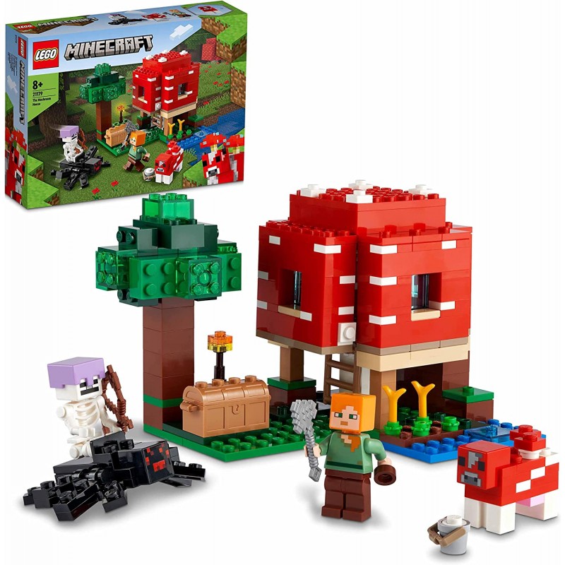 Lego Minecraft 21179 : La Maison Champignon