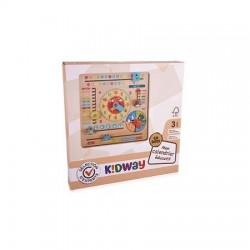 Calendrier en bois Kidway