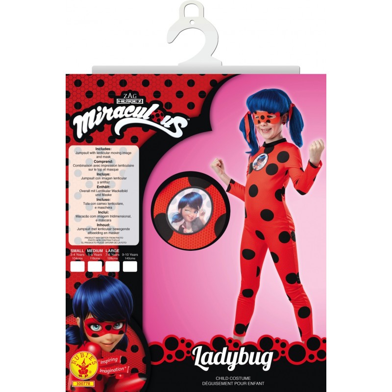 Déguisement classique Ladybug L - 7/8 ans