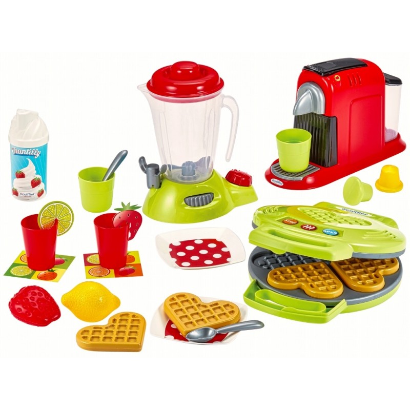 100 % chef - coffret dinette 70 pieces, jeux d'imitation